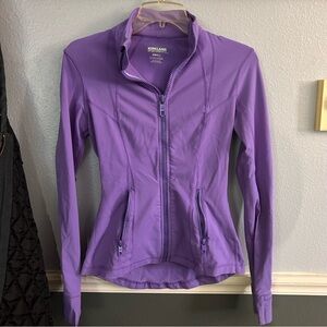 Kirkland Signature Women's Lavender Zip-Up Utility Jacket